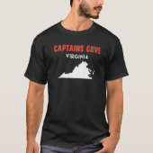 Captains Cove Virginia USA State America Travel Vi T-shirt (Voorkant)