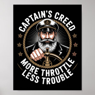 Captains Creed Meer Gaspedaal Minder Problemen Mot Poster