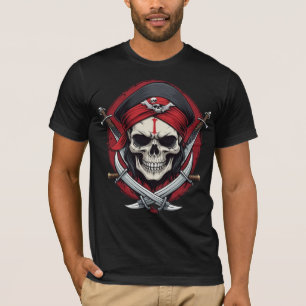 "Captain's Creed: Pirate Skull T-Shirt" T-shirt