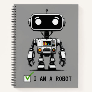Captcha Robot – Ik ben een robot Notitieboek