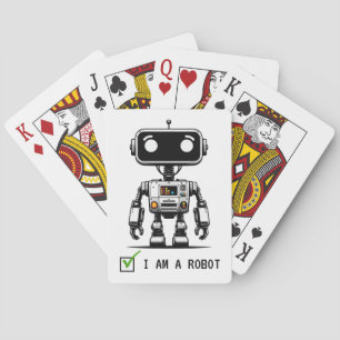 Captcha Robot – Ik ben een Robot Pokerkaarten