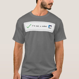 captcha robot t-shirt
