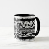 Capteur d'aéronef Carl Vinson Combo Mug (Devant droit)