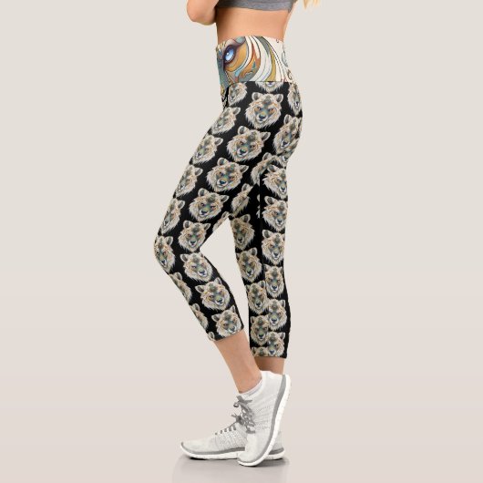 Capteur de Wolf Dream Capri Leggings (Gauche)