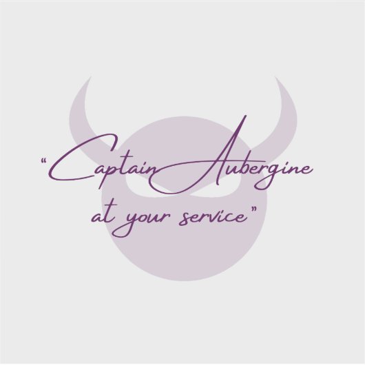 Capteur Eggplant Vinyl Sticker (Devant)