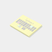 Captioning is Cool Steno Keyboard Post Post-it® Notes (Schuin)