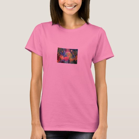Captiva Flamingo Midnight T-shirt (Voorkant)