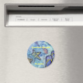 Captiva Island Waterverf Florida Art Magneet (Insitu (Vaatwasser))