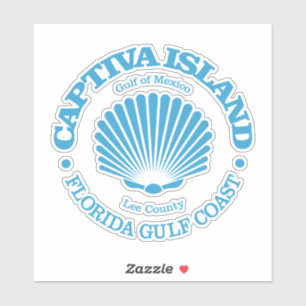 Captiva Island (zeeschelp) Sticker