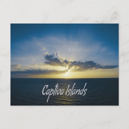 Captiva Islands Florida Briefkaart (Voorkant)