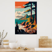 Captivating Acadia National Park Poster (Keuken)