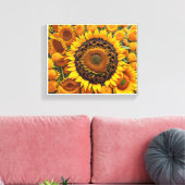 captivating scene of sunflowers canvas afdruk (Insitu (Woonkamer))