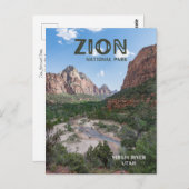 Captivating Zion National Park Briefkaart (Voorkant / Achterkant)