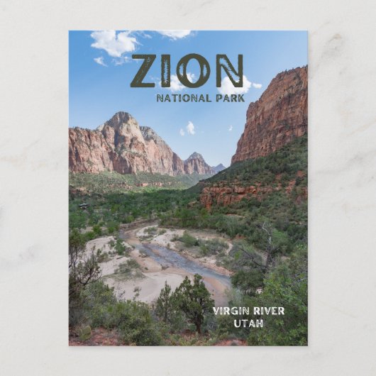 Captivating Zion National Park Briefkaart (Voorkant)