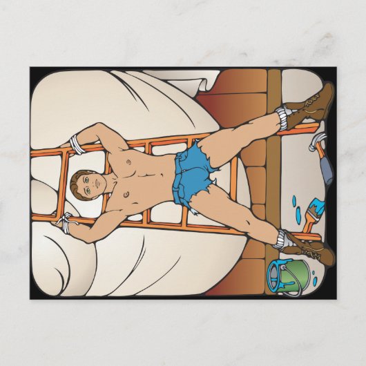 captive hunk Briefkaart (Voorkant)