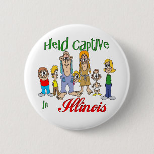 Captive in Illinois Ronde Button 5,7 Cm