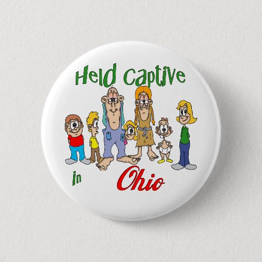 Captive in Ohio Ronde Button 5,7 Cm (Voorkant)