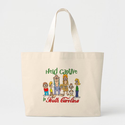 Captive in South Carolina Grote Tote Bag (Voorkant)