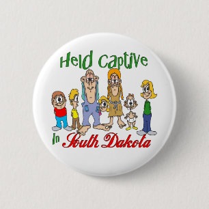 Captive in South Dakota Ronde Button 5,7 Cm
