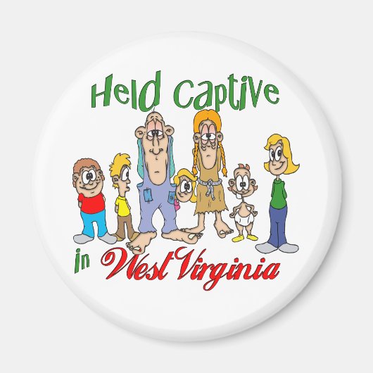 Captive in West Virginia Magneet (Voorkant)