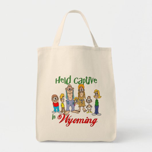 Captive in Wyoming Tote Bag (Voorkant)