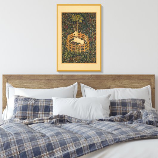 Captive Unicorn Stretched Canvas (Insitu (Slaapkamer))