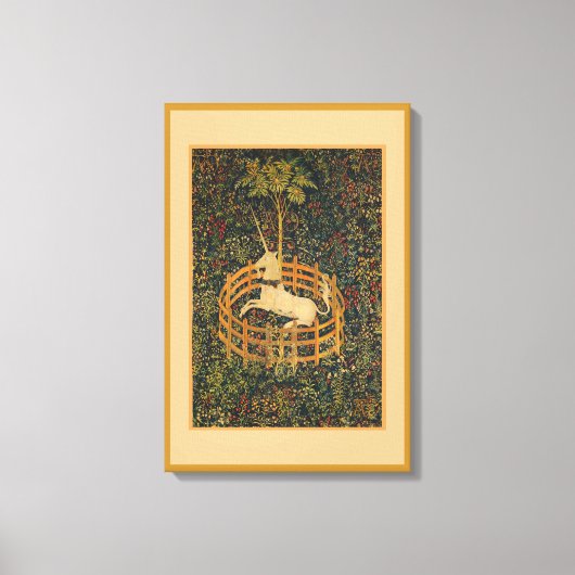Captive Unicorn Stretched Canvas (Voorkant)