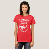 Captivity doodt de orka's t-shirt (Voorkant volledig)