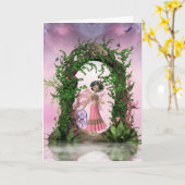 Capture de la carte de voeux rêveuse (Fleur jaune)