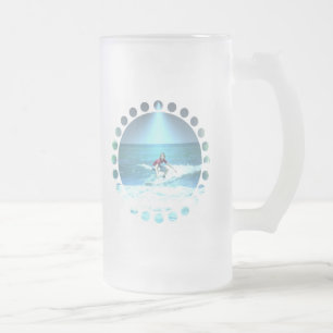 Capture de la tasse de bière de surf