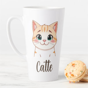 Capture de la tasse de latte