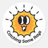 Capture de quelques rayons Sticker Sun (Devant)