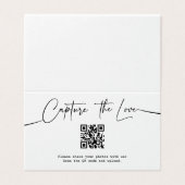 Capture de script moderne Code QR d'amour Carte pl (Outside Unfolded)