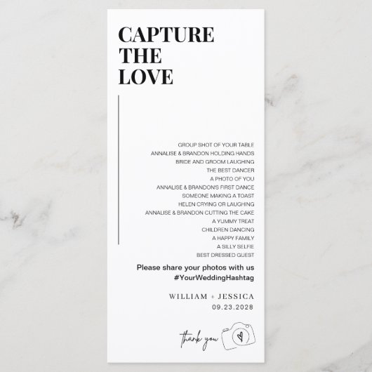 Capture de script moderne La carte de code Love QR (Devant)