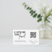 Capture de script moderne La carte de code Love QR (Debout devant)