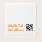 Capture de script rétro La carte de code Love QR (Outside Unfolded)