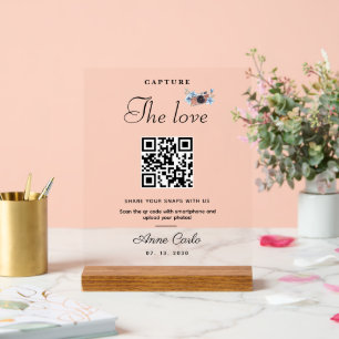 Capture de script simple Code QR d'amour