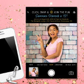 Capture d'écran Anniversaire Photo Invitation