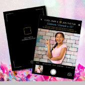 Capture d'écran Anniversaire Photo Invitation