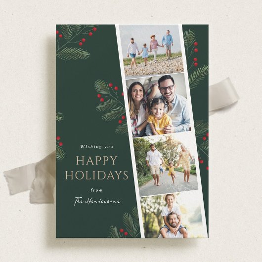 Capture Love Multi Photo Holiday Kaart