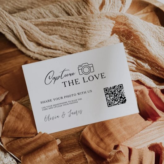 Capture moderne Le Modèle Love Card, Code QR