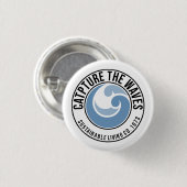 'Capturer les vagues' badge rond de 3 cm (Devant & derrière)
