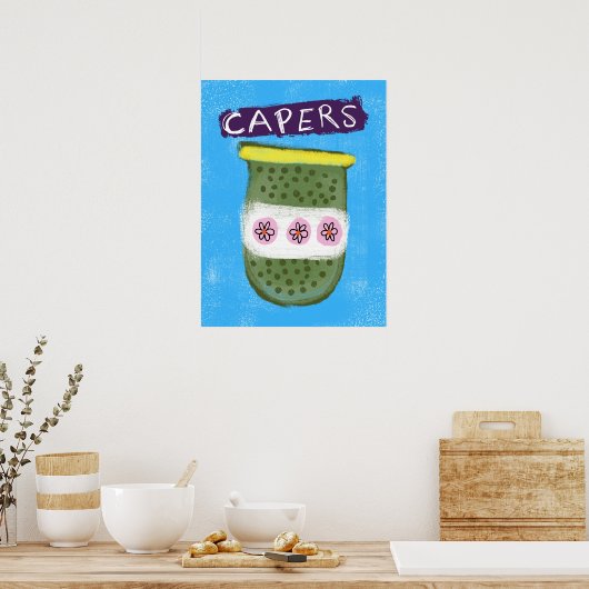 Captures Dans Un Poster Poster Mur Art (Cuisine)
