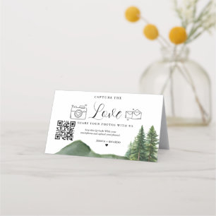 Capturez la carte de code QR Love Mariage, Carte p