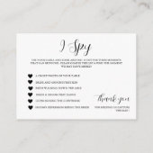 Capturez la carte de code QR Love Mariage, Carte p (Dos)