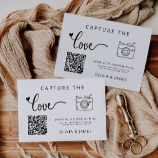 Capturez la carte de code QR Love Mariage, photo