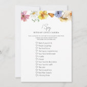 Capturez L'Amour J'Espère Boho Mariage Carte de je (Devant)