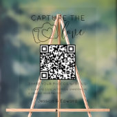 Capturez L'Amour Qr Code Noir Simple Moderne Chic (Neutre)
