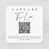 Capturez les cartes d'amour avec code QR (Dos)