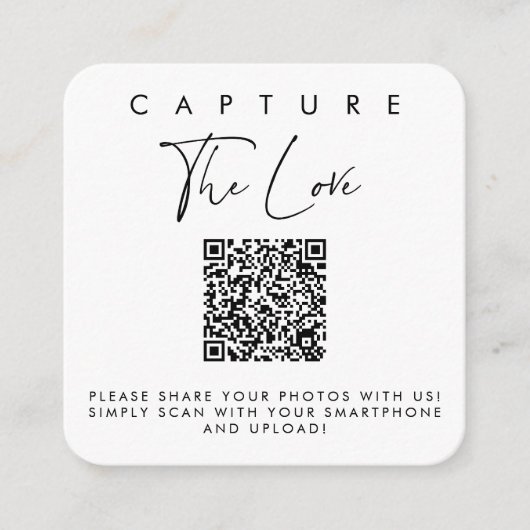 Capturez les cartes d'amour avec code QR (Devant)